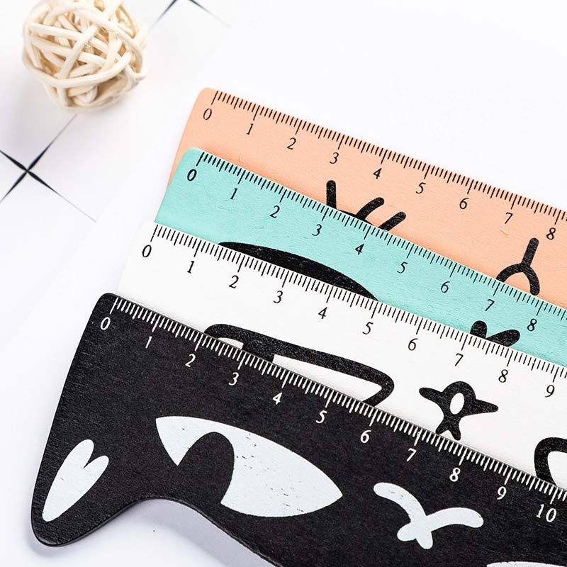 Cat Wooden Ruler 4pack - PushCases